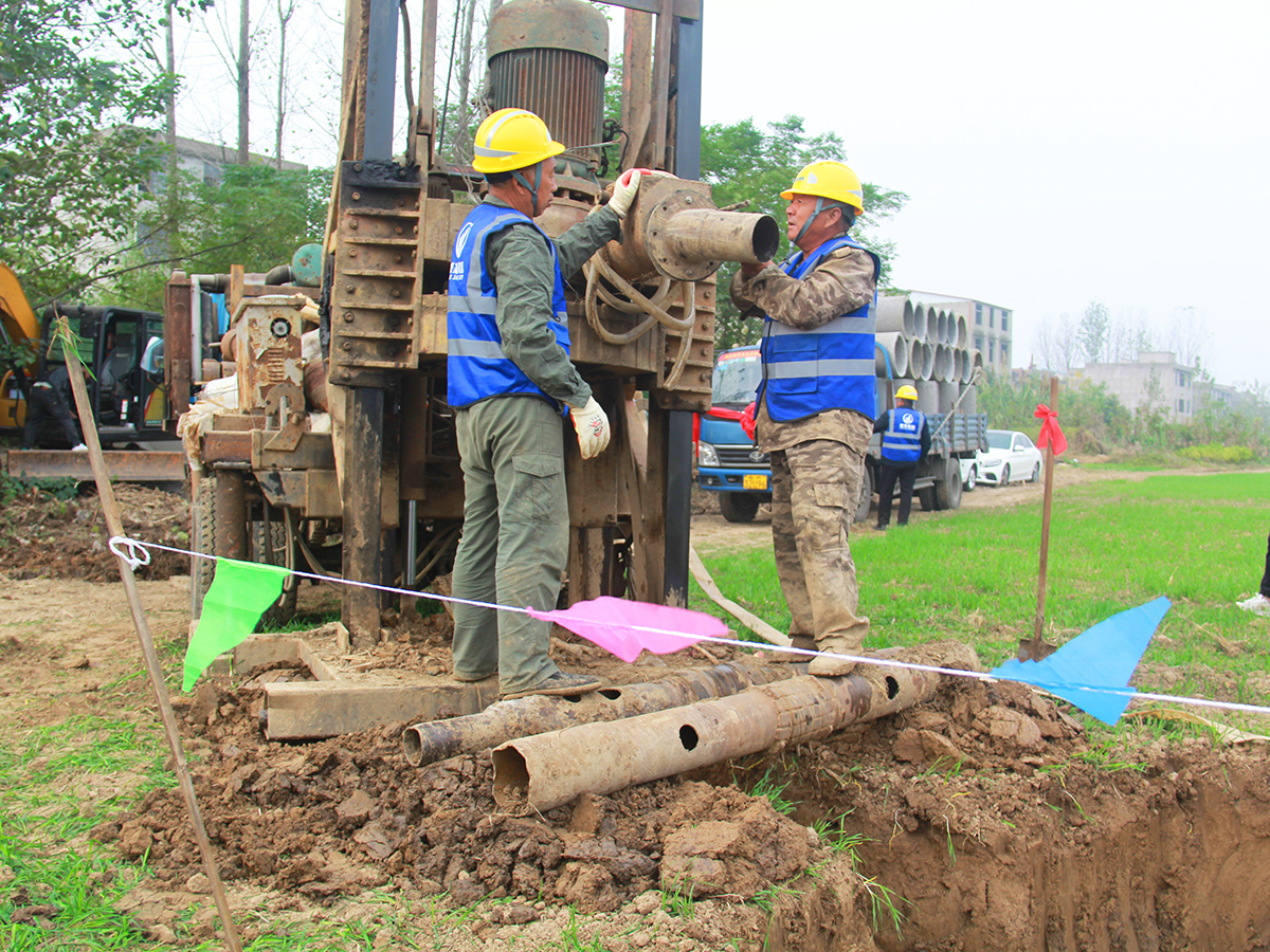 阜南縣2021年高標準農田建設項目節(jié)水灌溉工程開工儀式3